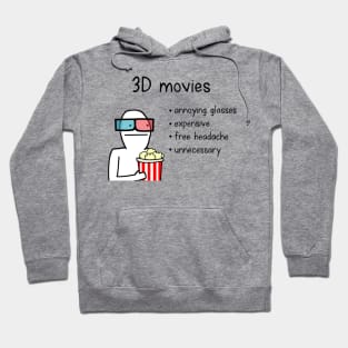 Superfluous stereoscopic Hoodie